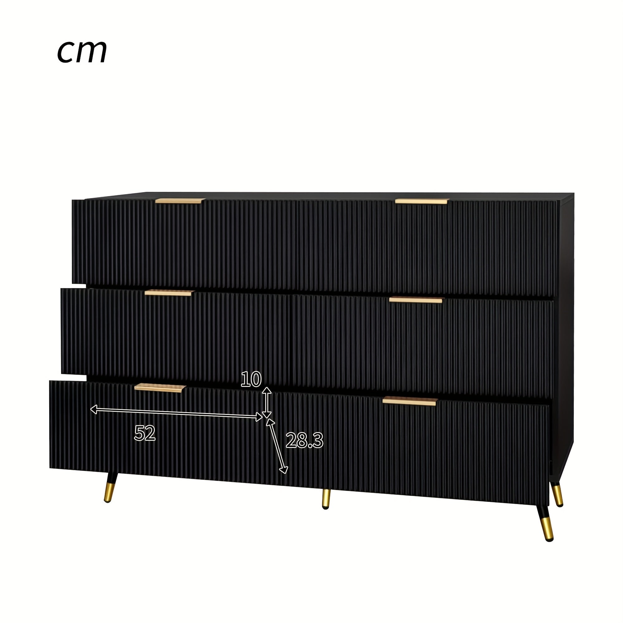 Élégant buffet avec un design moderne, commode et un espace de rangement abondant, unités de tiroirs de rangement