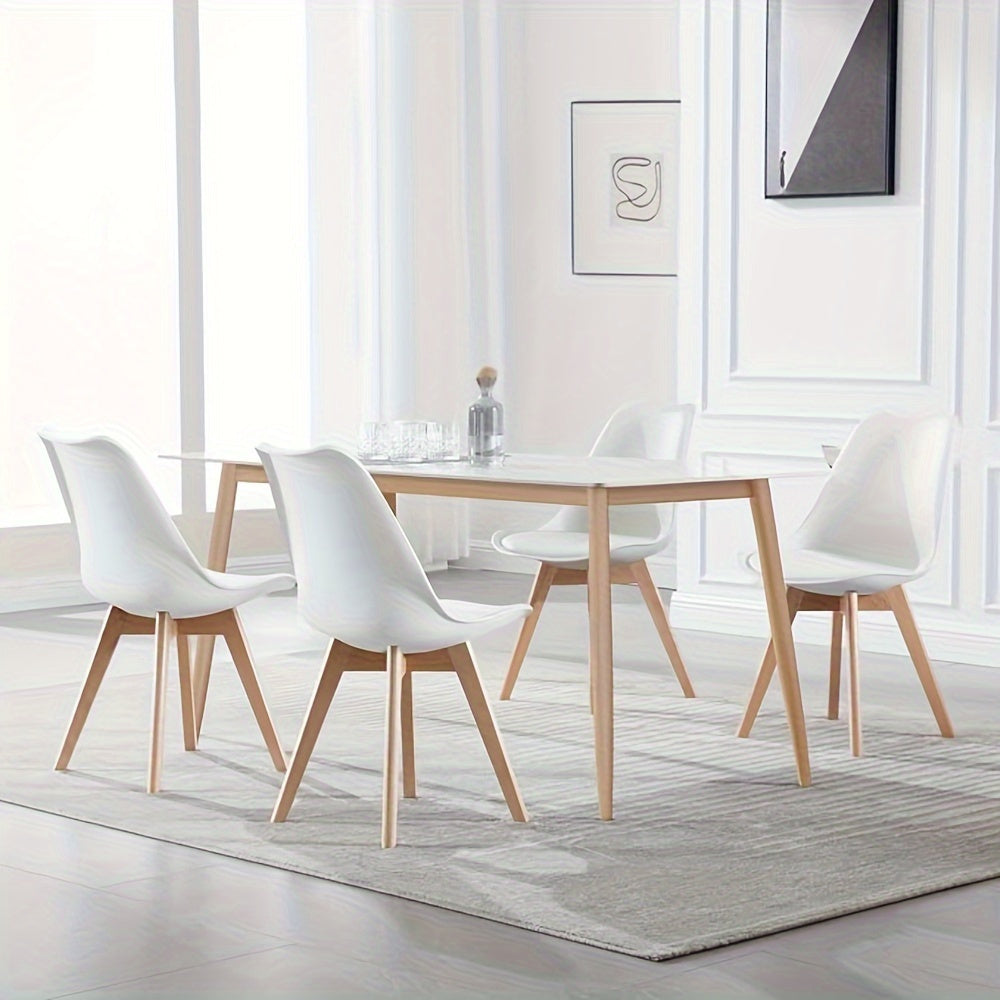 4 chaises de salle à manger, chaises design, chaises de cuisine en bois