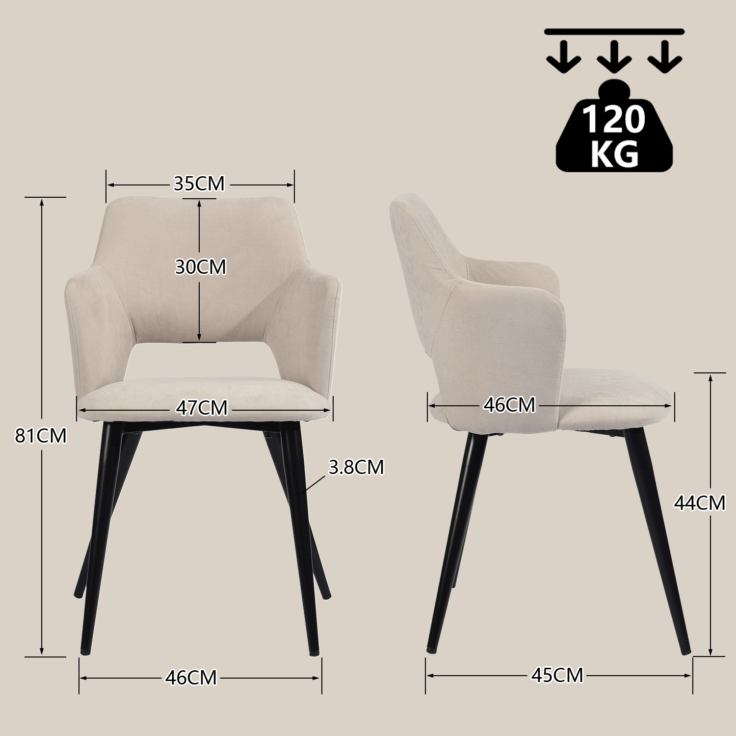 Ensembles de tables à manger extensibles COSY FURNITURE avec 6 chaises, ensembles de meubles de 7 pièces, structure en acier, bois composite, noir + beige/noir + gris/noir + vert
