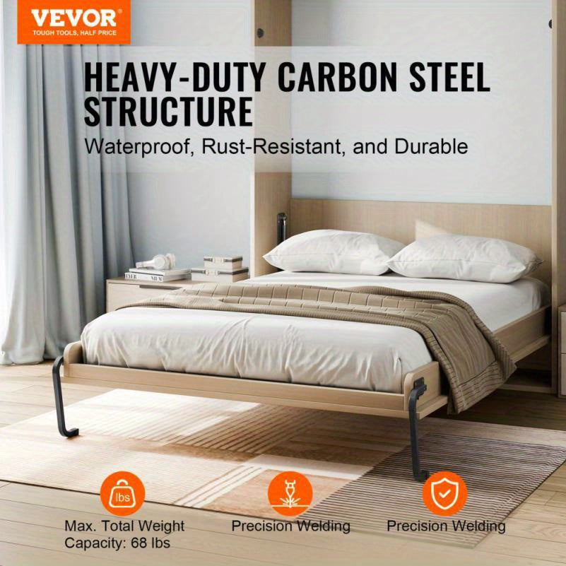 Solution de lit mural pliable de luxe pour bricolage avec un grand kit d'hardware de lit Murphy vertical
