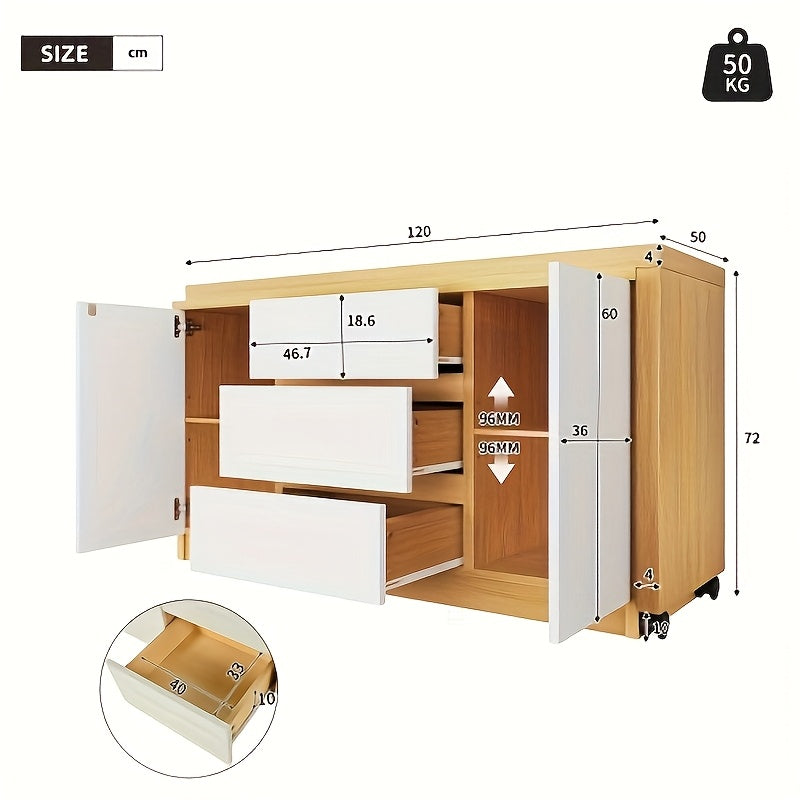 Bureau d'angle rotatif et pliable peu encombrant avec tiroir de rangement - Construction en bambou robuste, design moderne classique blanc, bureau de maison autonome avec surface de travail spacieuse, assemblage facile, idéal pour les petits espaces, étu