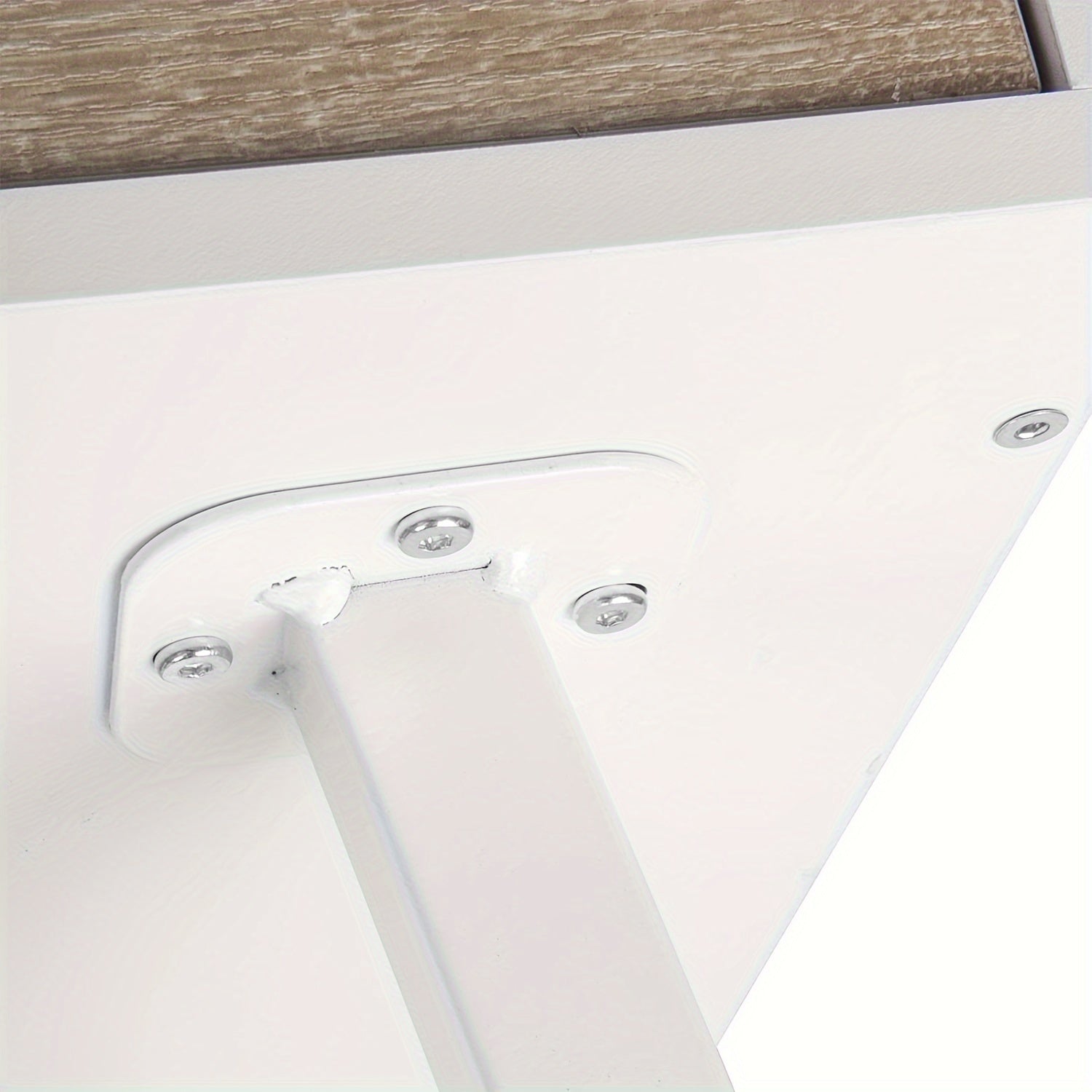 1pc Bureau D'ordinateur Blanc Bureau de Travail Avec Tiroirs Et Compartiments Ouverts, PC Ordinateur Portable Jeux de Restaurant, Peut Fournir Une Zone de Bureau D'apprentissage Avec Une Ample Place de Stockage : 110x50cm