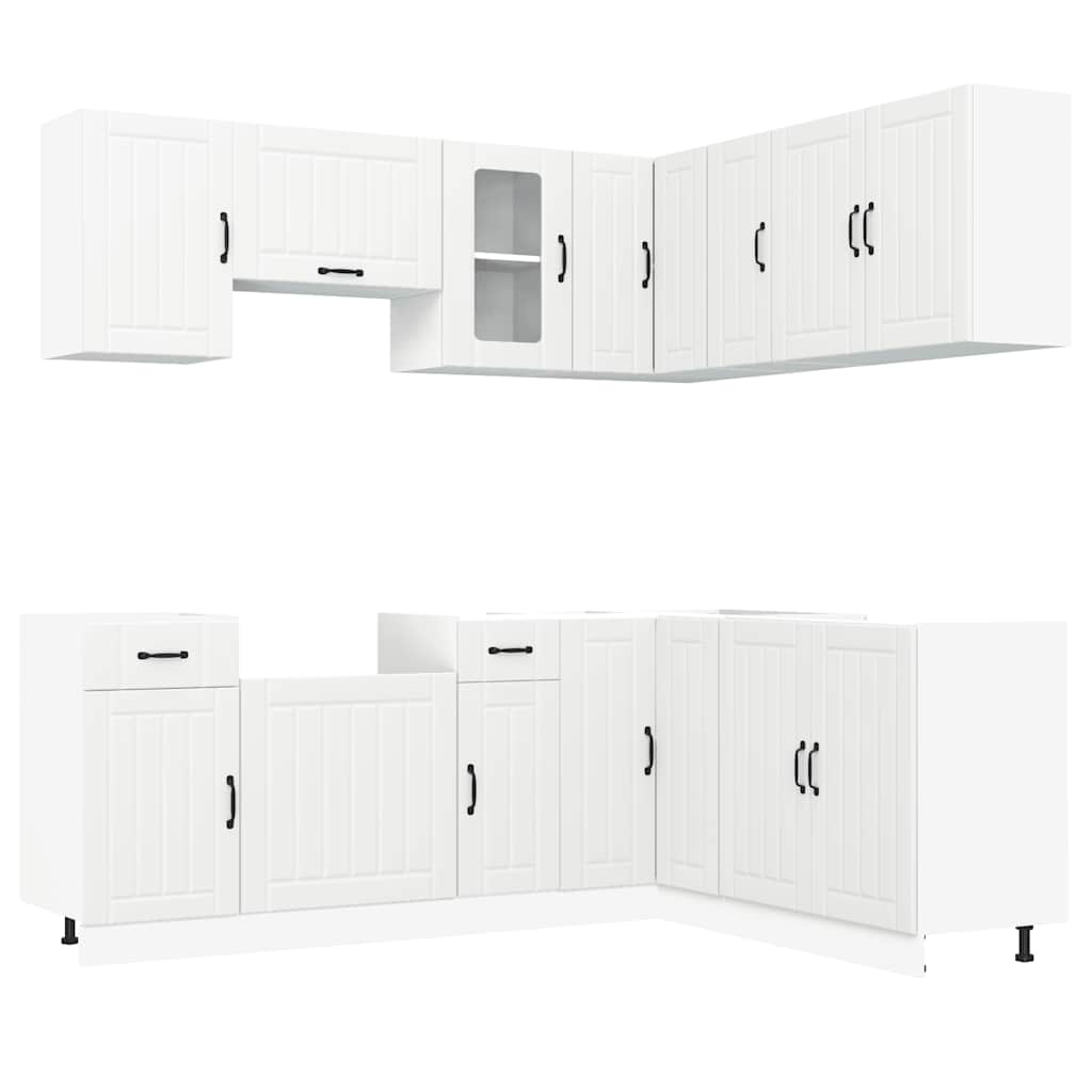 DAVAMARKETSHOP Ensemble d'armoires de cuisine 11 pcs Lucca bois d'ingénierie